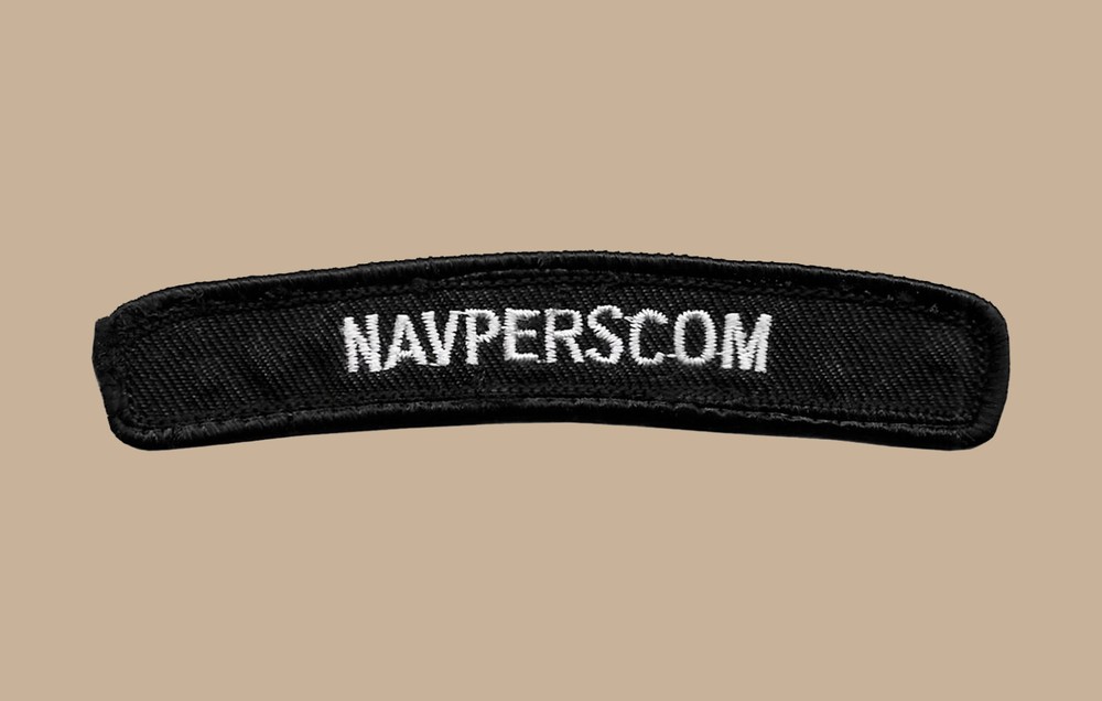US Navy Personnel Command NAVPERSCOM UIM Shoulder Rocker Tab (01)