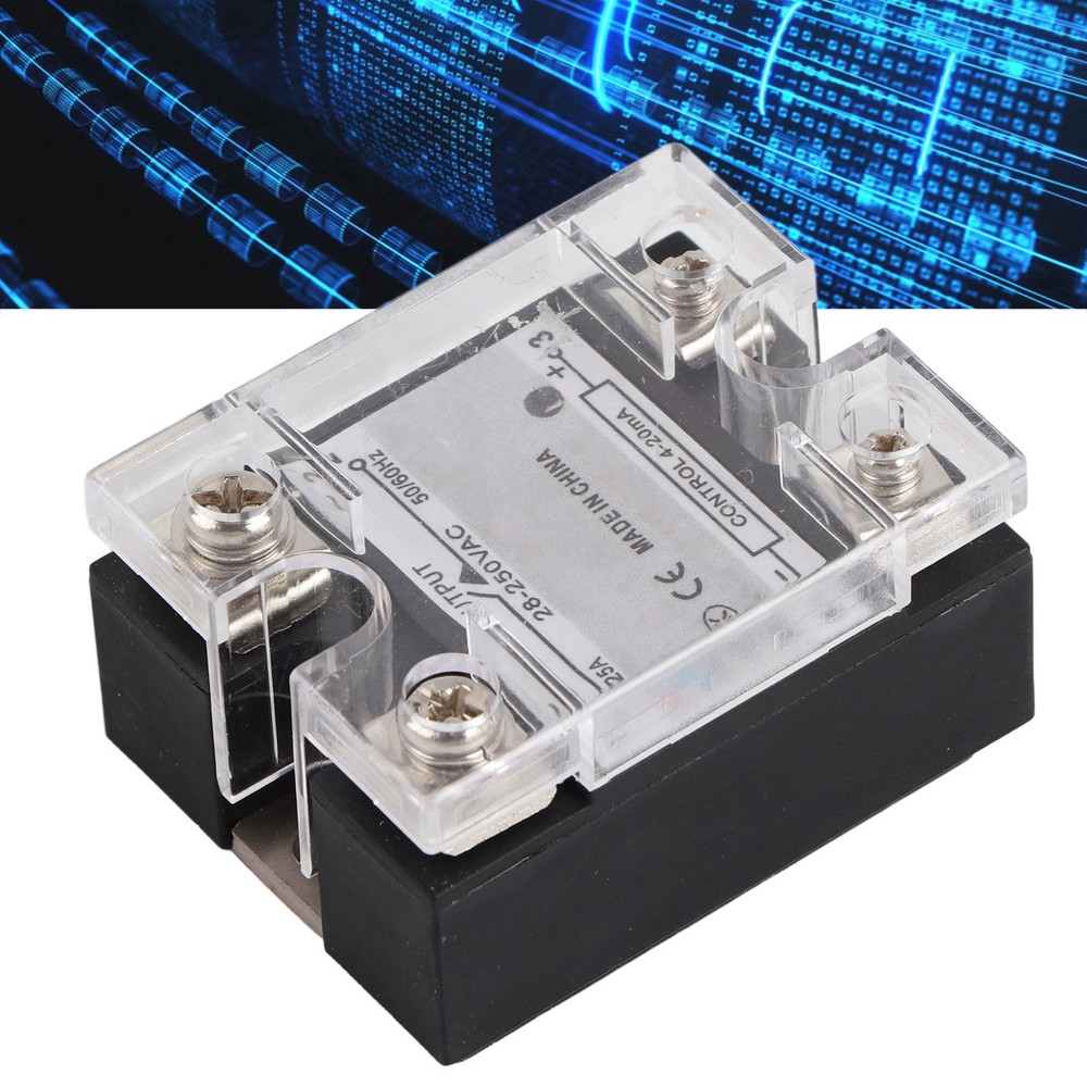 Solid State Relay SSR 4‑20mA Input To 28‑250V AC Output Stepless Regulator