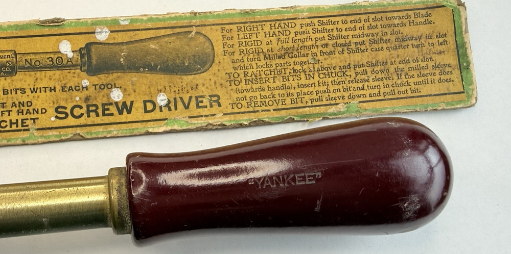 Stanley Yankee Screwdriver No.30A / NO SPRING