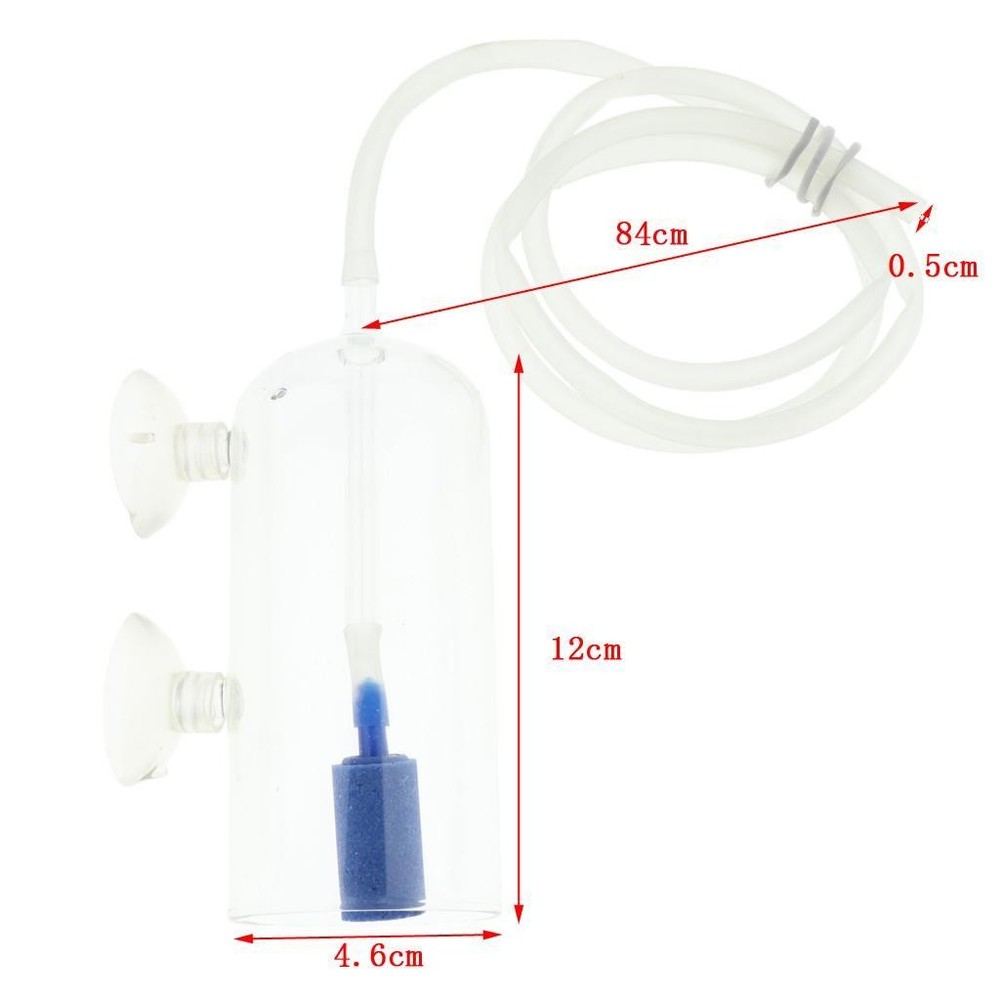 Co2 Atomizer System Diffuser Aquarium Tank Air Regulator Bubble Counter