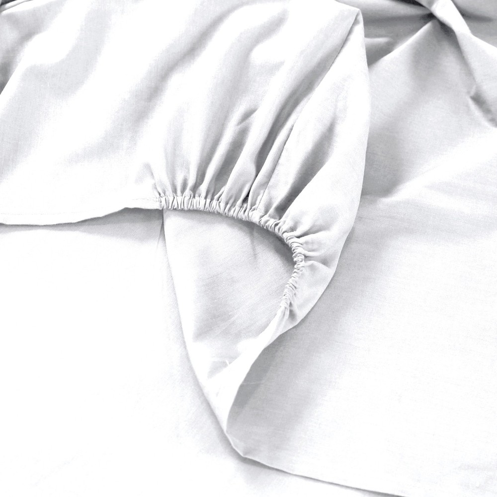 40cm Deep Pocket Fitted Sheet Queen King Fully Elastic Fitted Sheets Bed Sheets