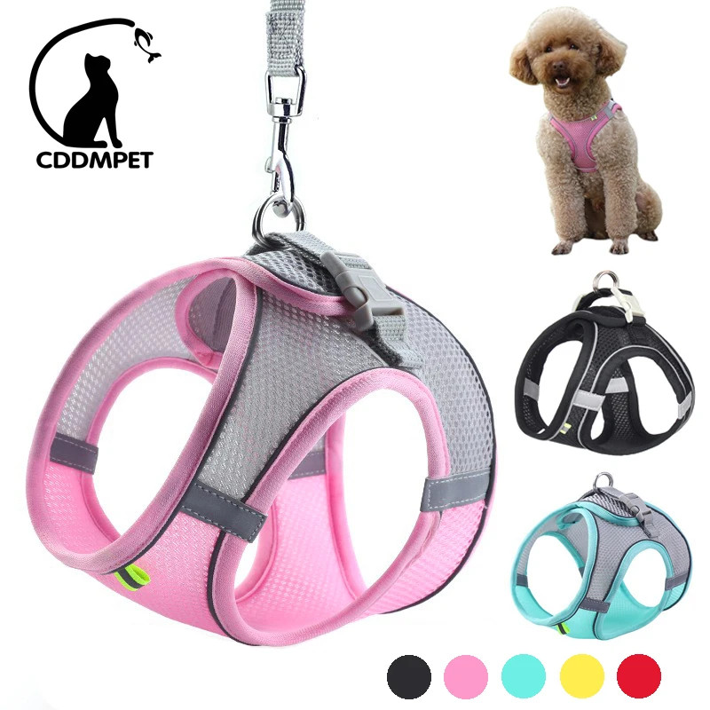 Dog Harness Leash Set for Small Dogs Adjustable Puppy Cat Vest US