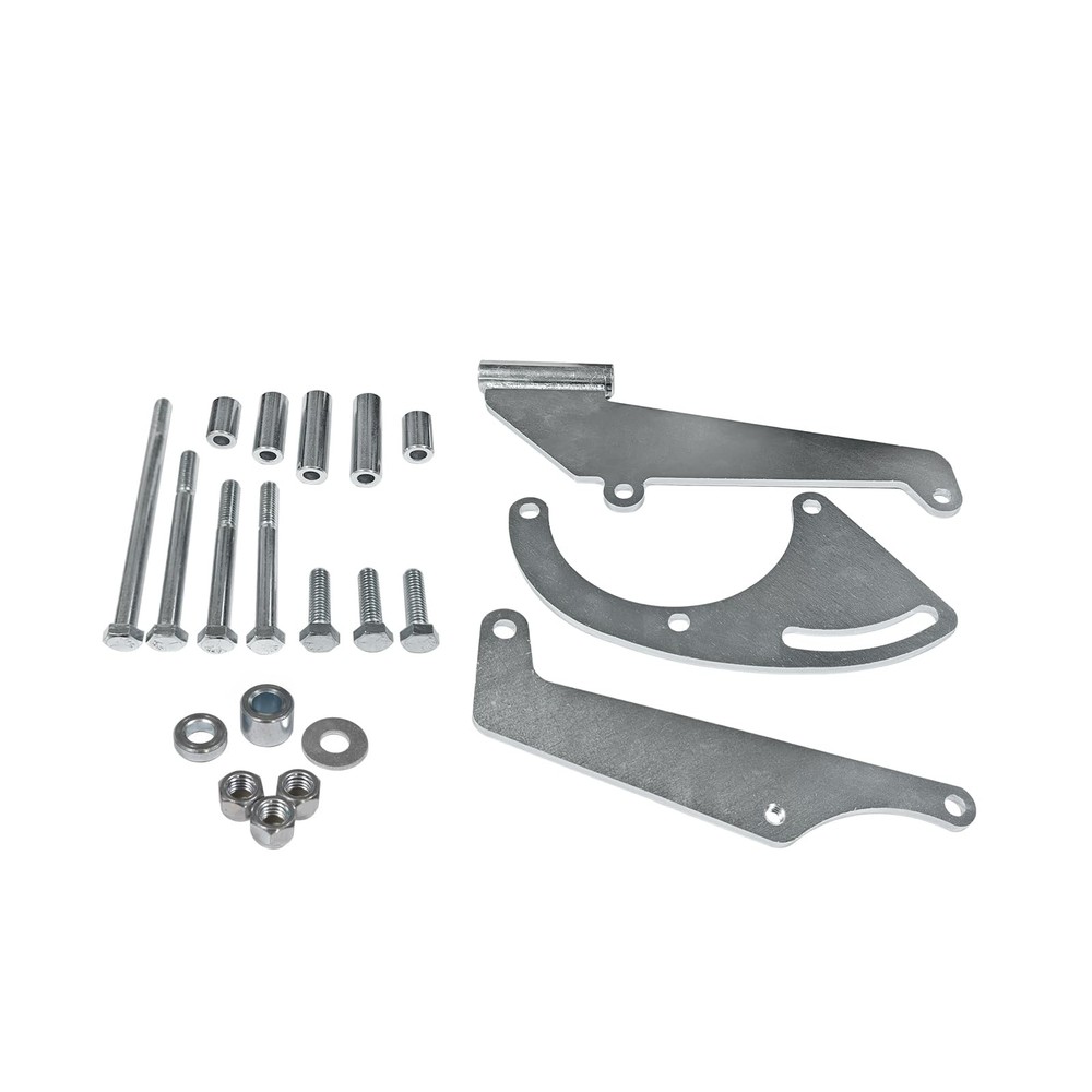 Small Block For Chevy Driver Side A/C Air Conditioning Compressor Mounting Br...