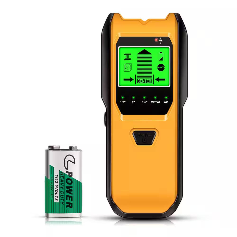 5 in 1 Multifunction Wall Scanner Stud Finder with Upgraded Smart Sensor HD LCD