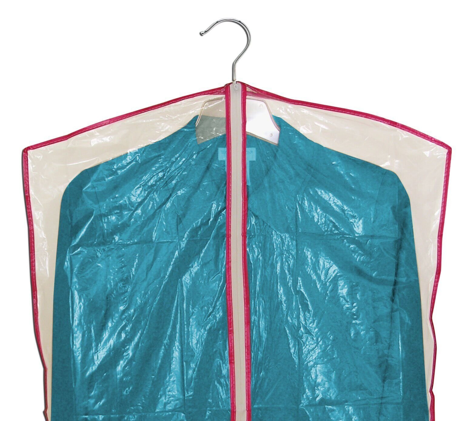 13 Clear Zippered Garment Bags Cloth Storage Suit Dress Shirt Covers Free NEW