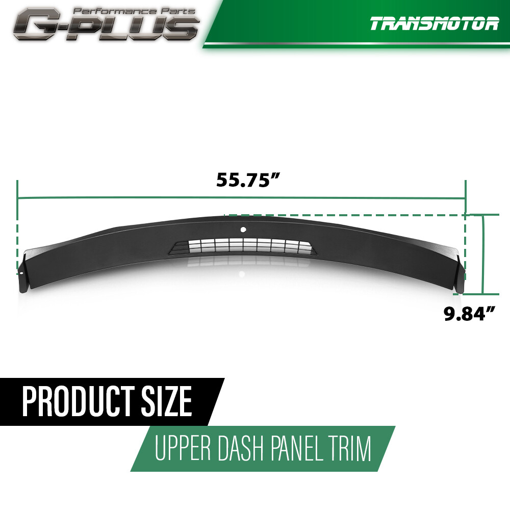 Fit For 2006-2016 Chevy Impala Upper Dash Panel Trim Defrost w/ Sensor Hole