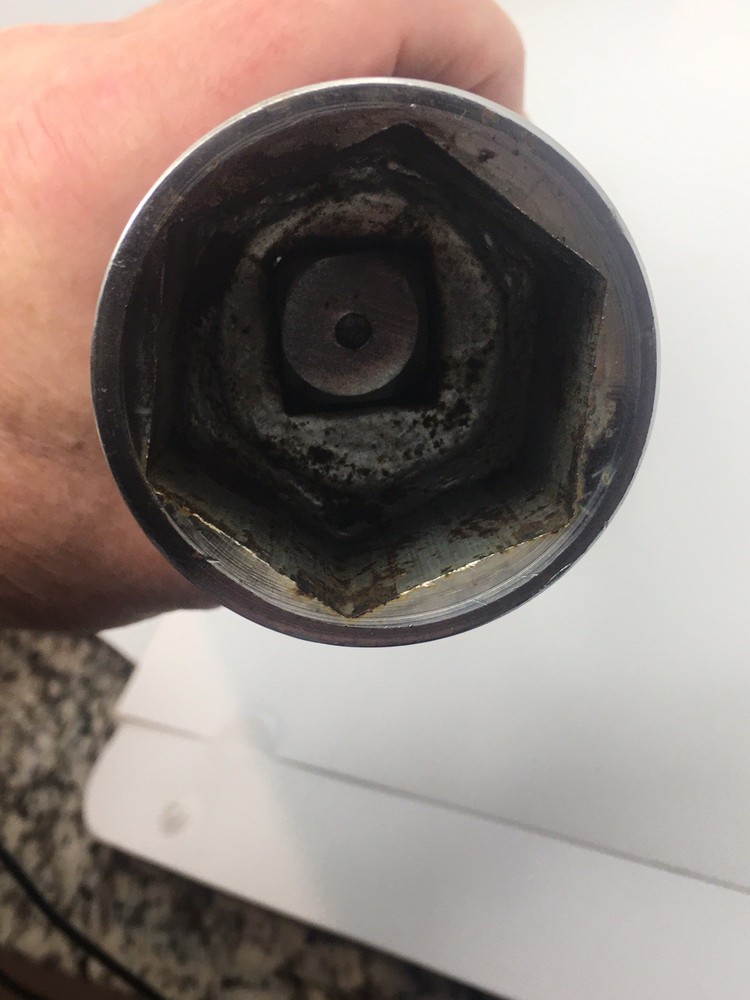 MASTERHAND 1-5/8” Socket 6pt Long Shaft Orig Packaging Some Surface Rust