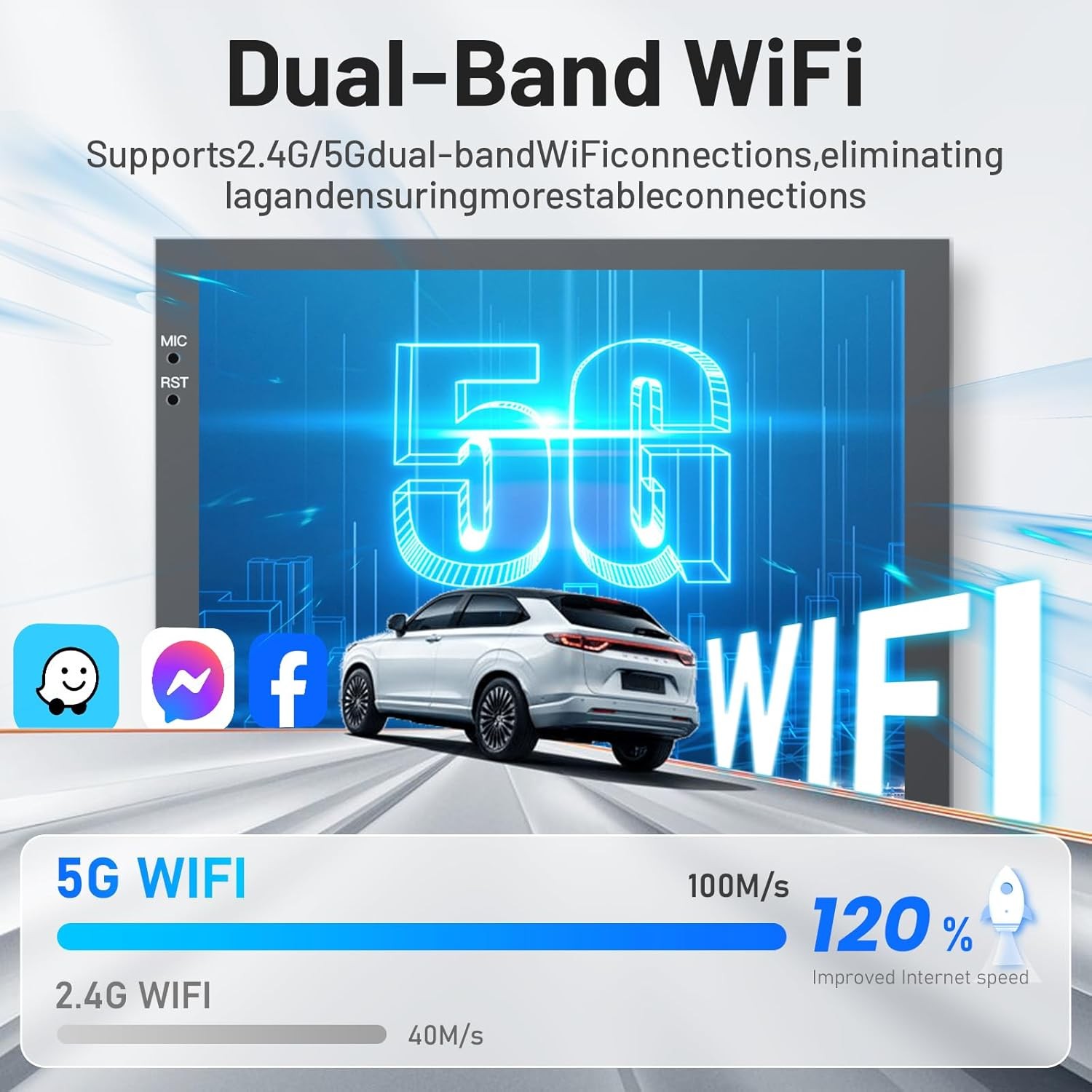 4+64G Car Radio Stereo Carplay Android 13 for Cadillac ATS XTS SRX CTS 2013-2018