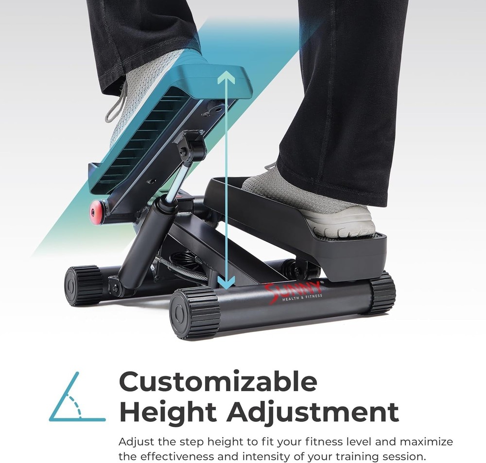 Mini Steppers for Exercise at Home, Stair Step Workout Machine with Optional ...