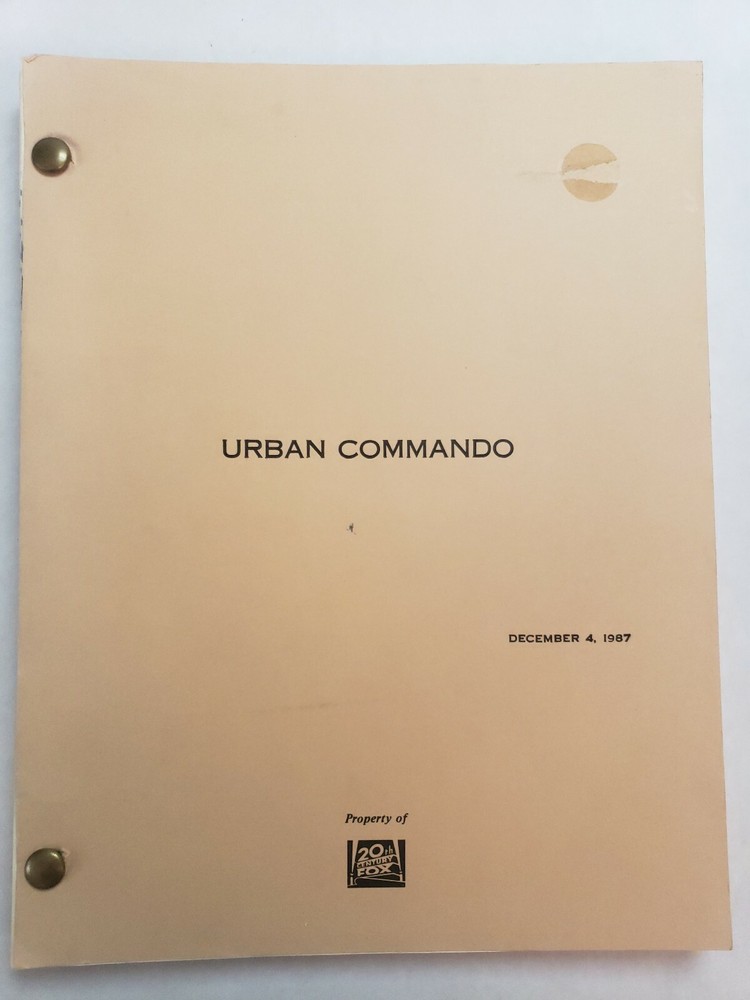 SUBURBAN COMMANDO / Frank Cappello 1987 Screenplay, HULK HOGAN Christopher Lloyd