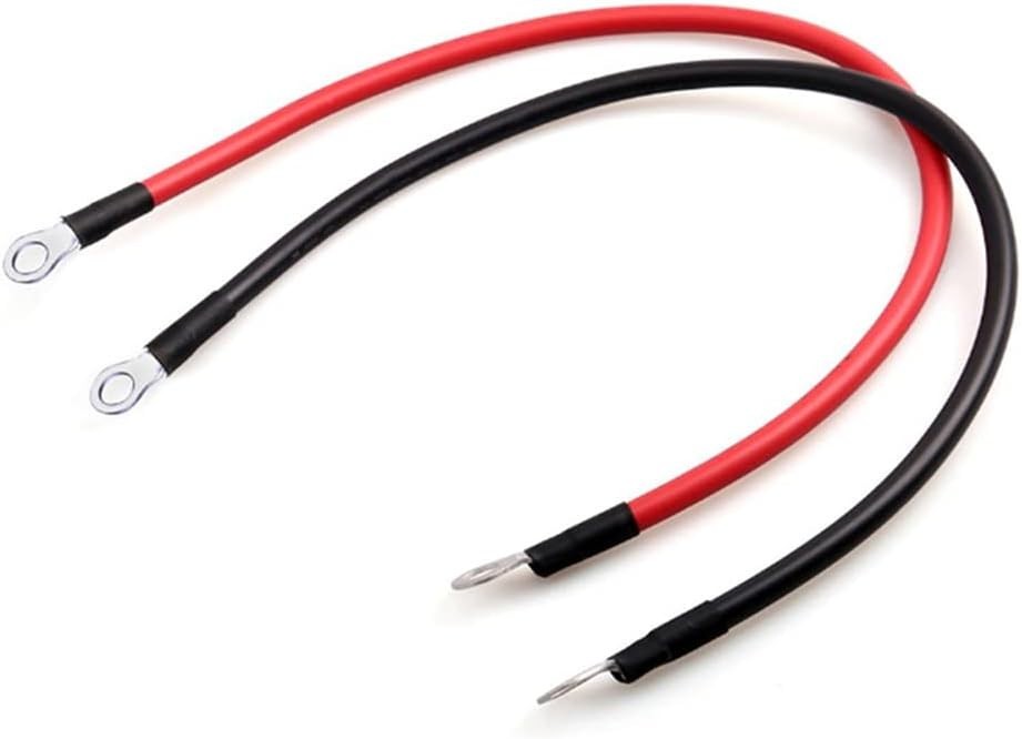 Oxygen-Free Copper Battery Cables 2FT - Corrosion Resistant & Durable