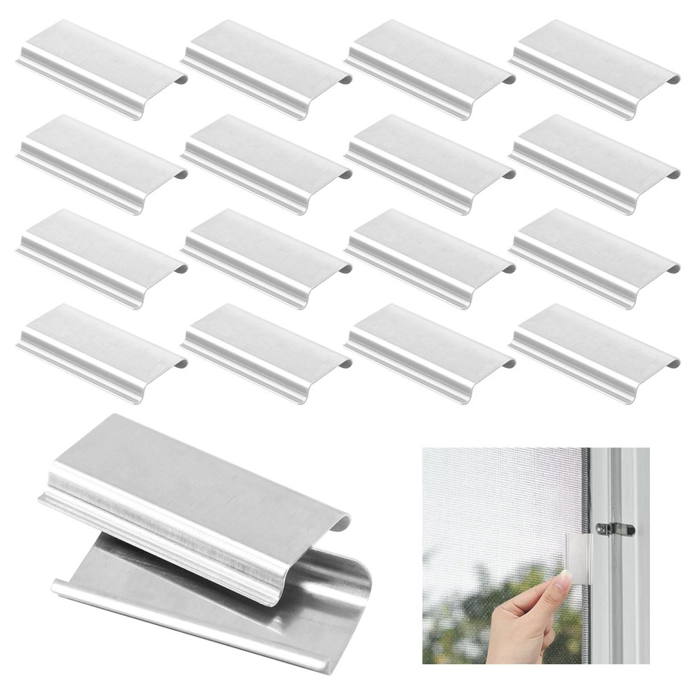 30 PCS Window Screen Pull Tabs Replacement, Durable Window Screen Spline Chan...