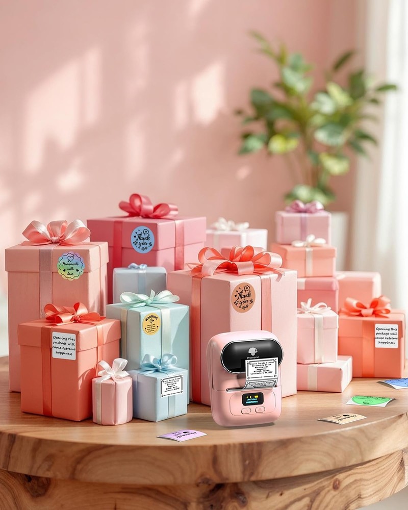 Phomemo M110 Thermal Label Makers- Barcode Label Printer Bluetooth Label Maker