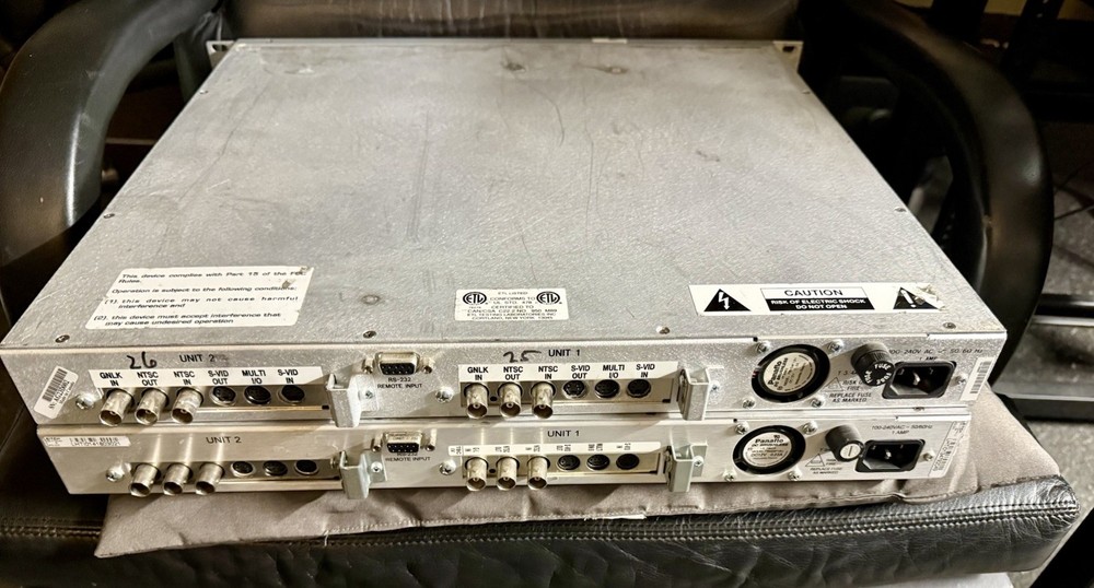 Leitch DPS-235 TRANSCODING TBC/SYNCHRONIZER-DUAL CHANNEL. Used - Working