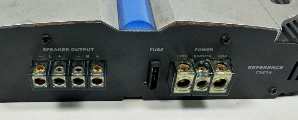 Infinity Reference 7521a 2-Channel Car Audio Amplifier Reference Series - READ