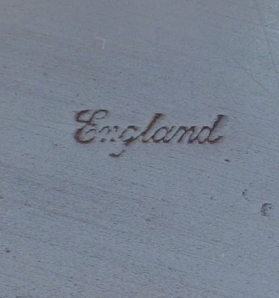 Barker Ellis Silverplate ServingTray Round 9 3/4"