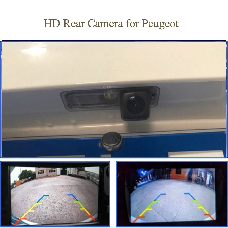 For Peugeot Smeg System Rear View Camera Interface Kit Reverse Backup Improved