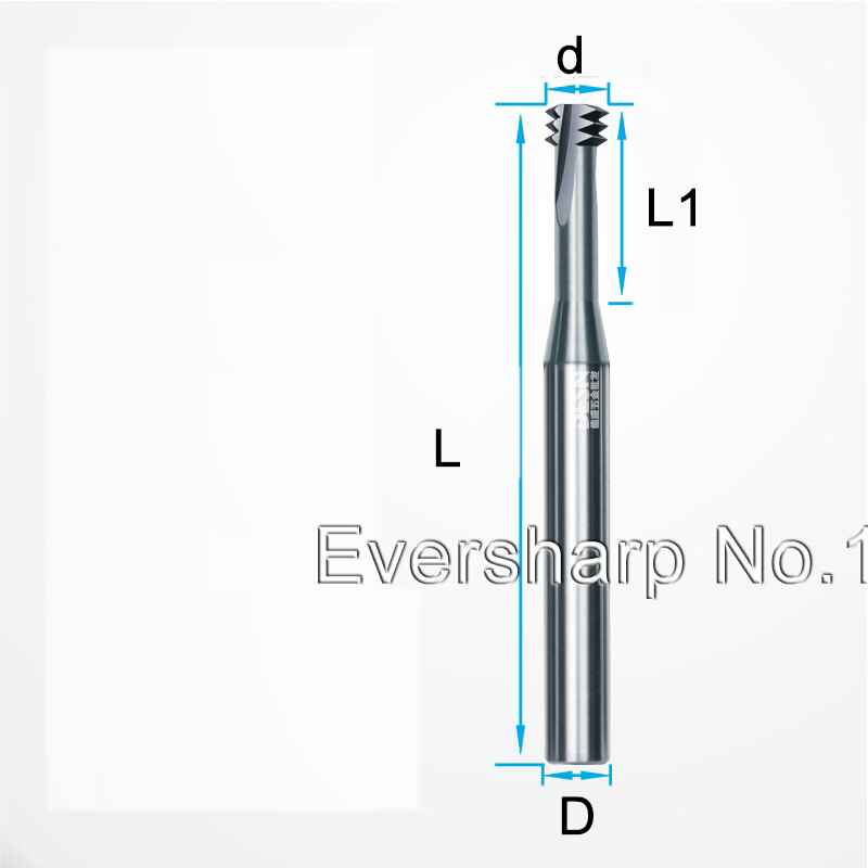 Solid Carbide Thread Mill UNC 1/2-20 HRC65 Carbide Thread Mill 1/2-20 1pcs USA