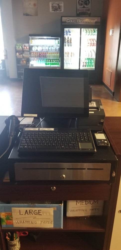(2) NCR COUNTERPOINT POS TERMINAL SYSTEM BUNDLE - GOOD CONDITION
