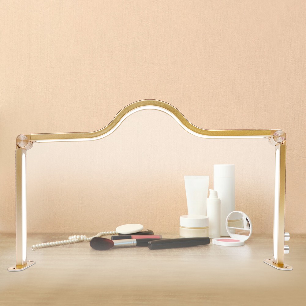 48W LED Lash Light with 3 Color Modes, Adjustable Brightness, Foldable Design