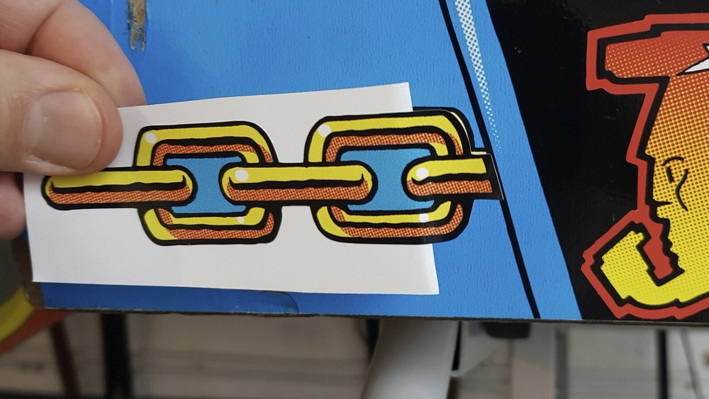 Judge Dredd - Pinball Machine Cabinet Front Decals