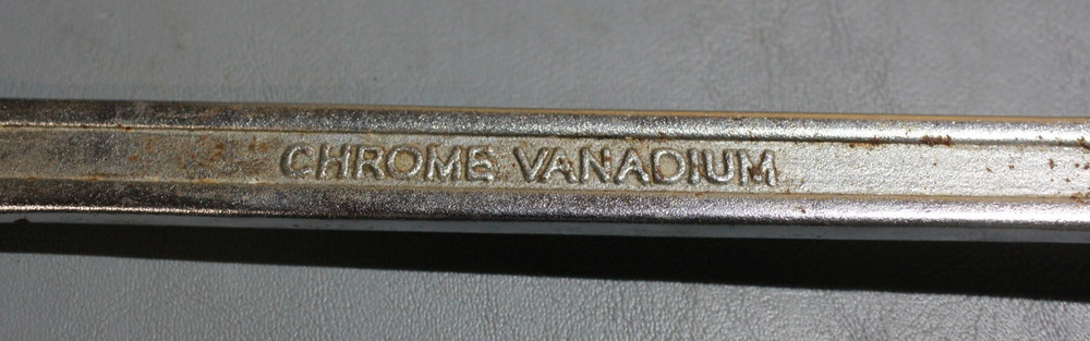 Chrome vanadium 7/8 combination wrench