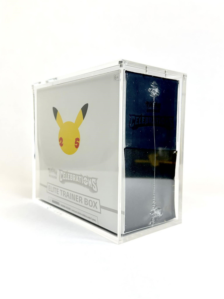 Elite Trainer Box Acrylic Case | Premium UV Resistant Display Case