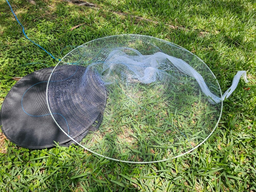 Durable Hoop Net for Ballyhoo & Baitfish 45"