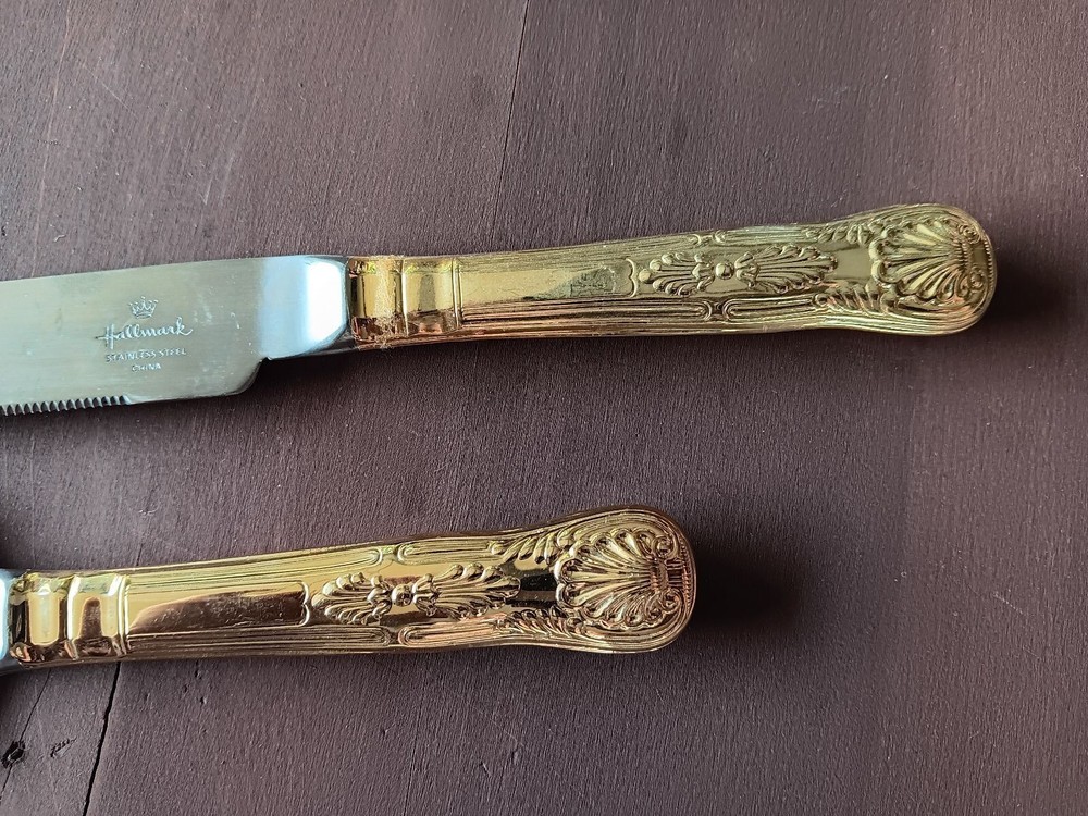 VTG Hallmark wedding cake serving set