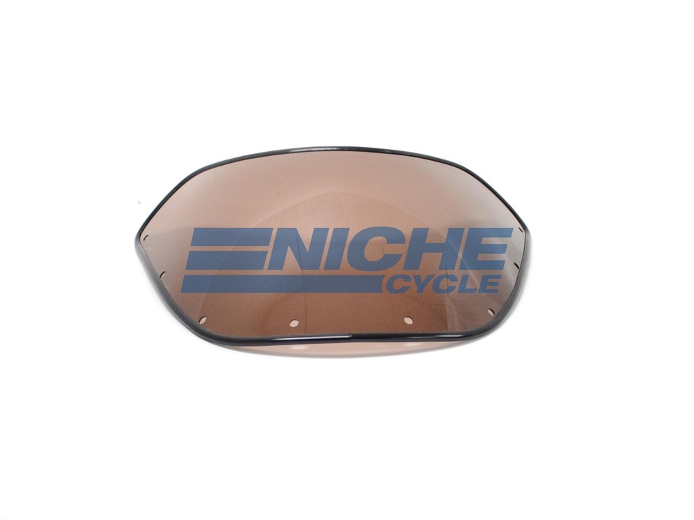 7" Headlight Replacement Race Fairing Windshield Tinted Gloss Black