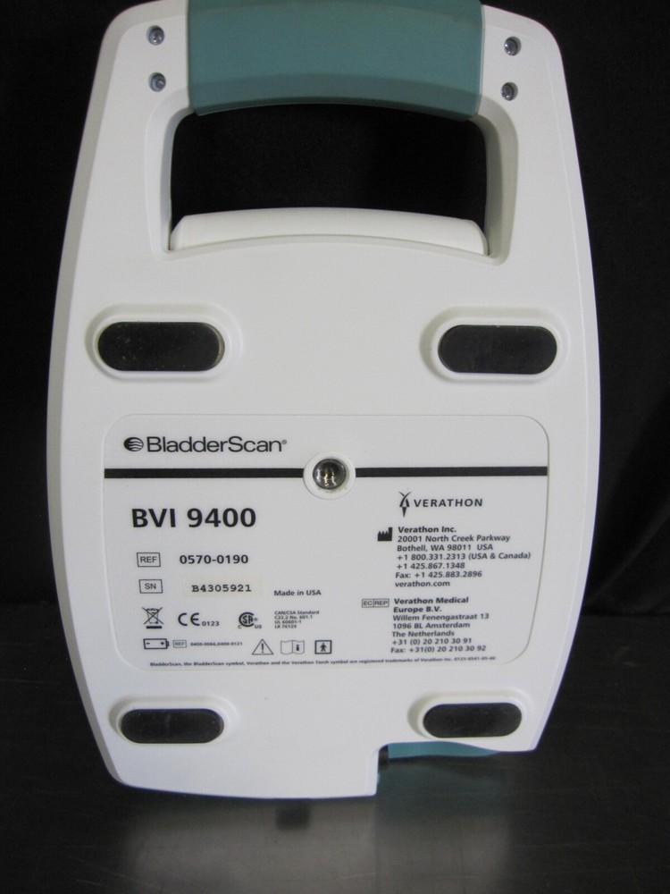 Verathon BVI9400 Bladder Scanner Console ONLY (Ref 0570-0190) ~ E