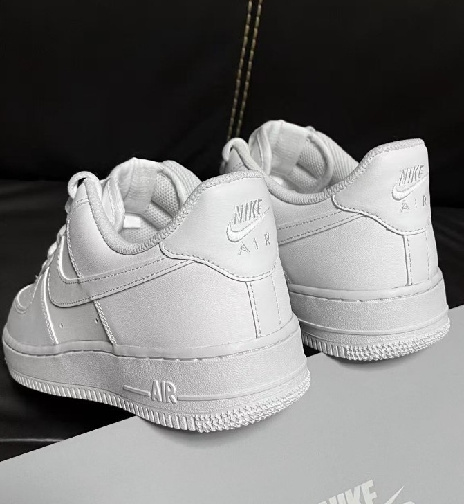 Nike Air Force 1 "Triple White" Low Top Classic Sneakers US Size