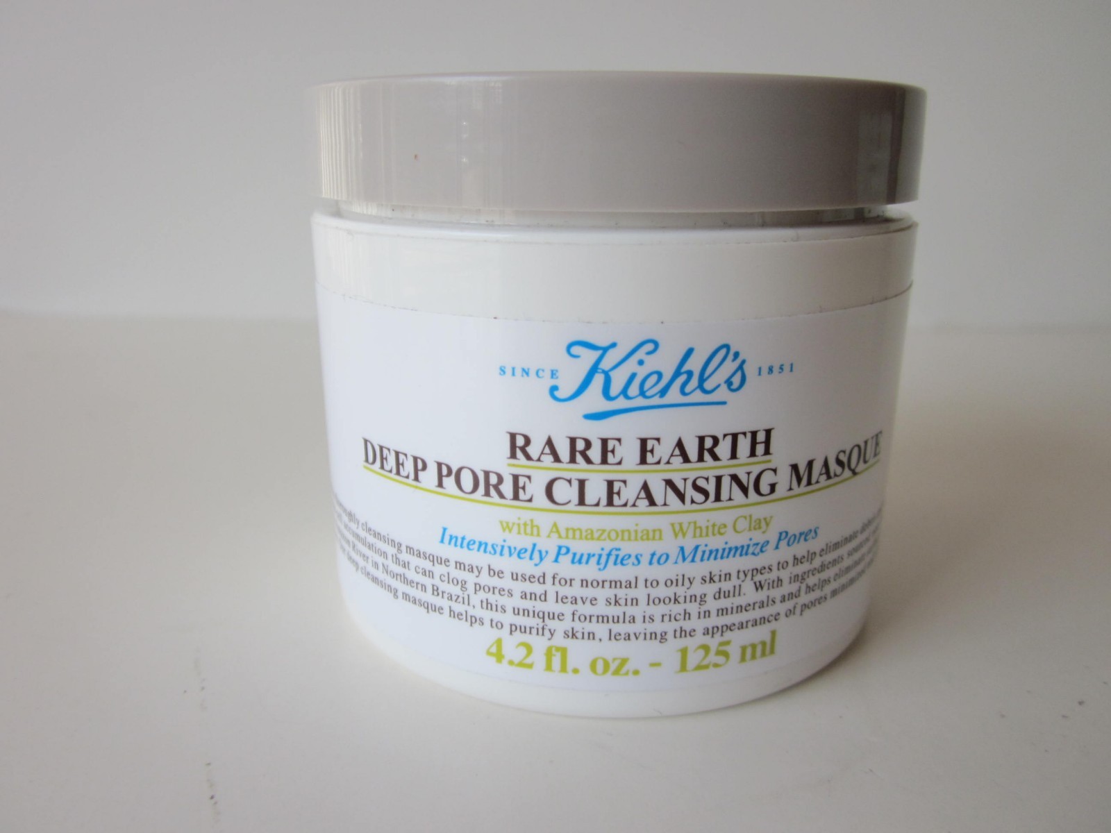 Kiehl's Since 1851 Rare Earth Deep Pore Cleansing Masque 4.2 oz 125 ml