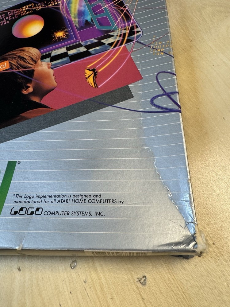 Atari Logo Computer Program RX8032 CIB - Cleaned & Tested