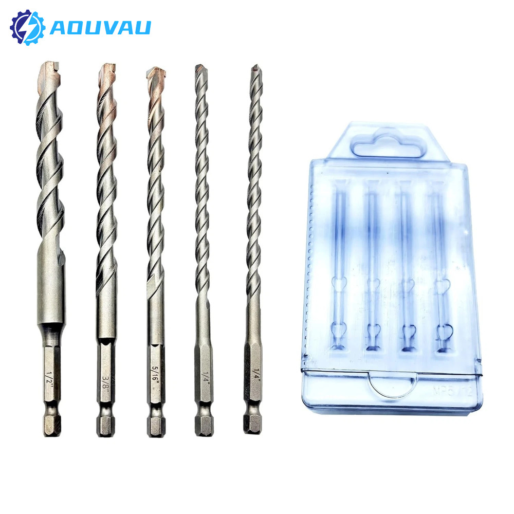 Direko 5PCS Tungsten Carbide Drill Bits for Multi-Material