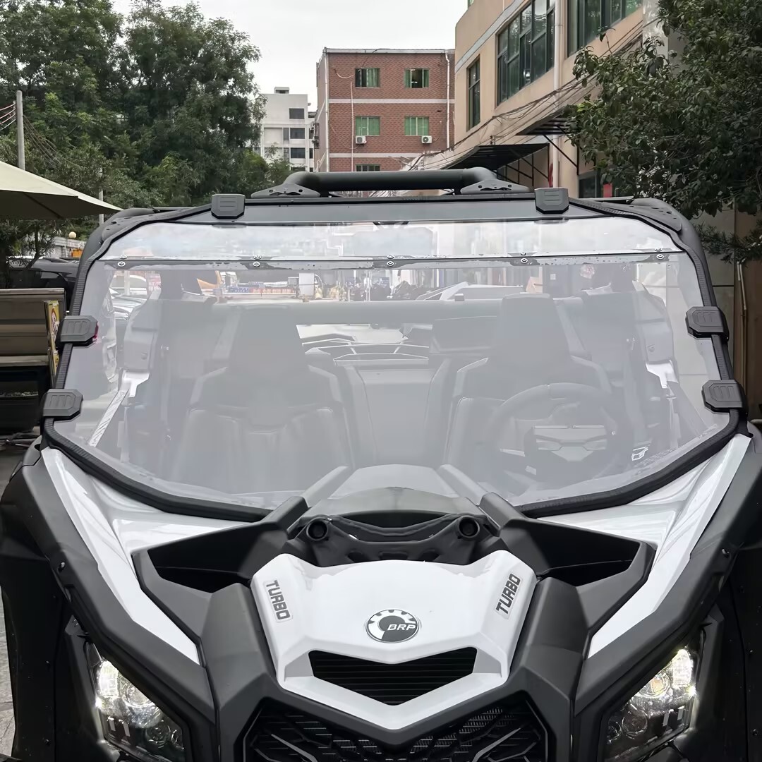 Scratch Resistant Full Windshield Tough PC For Can-Am Maverick X3 /Max 2017-2025