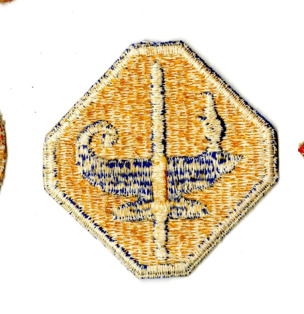 Army Specialized Training Program White Back Patch WWII Vintage