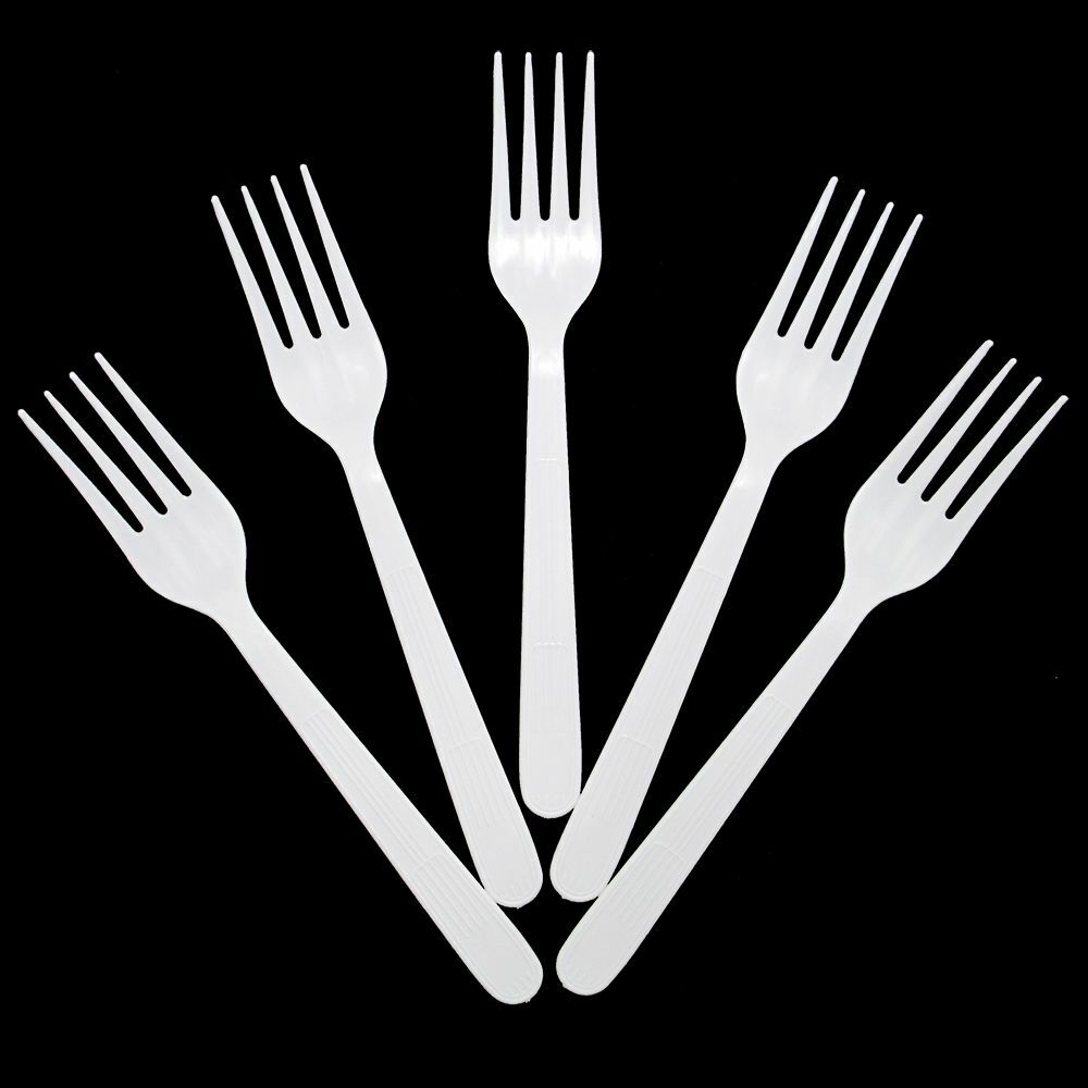 Heavy Duty Disposable Plastic Fork - 500 Forks/Case - Kuki Collection