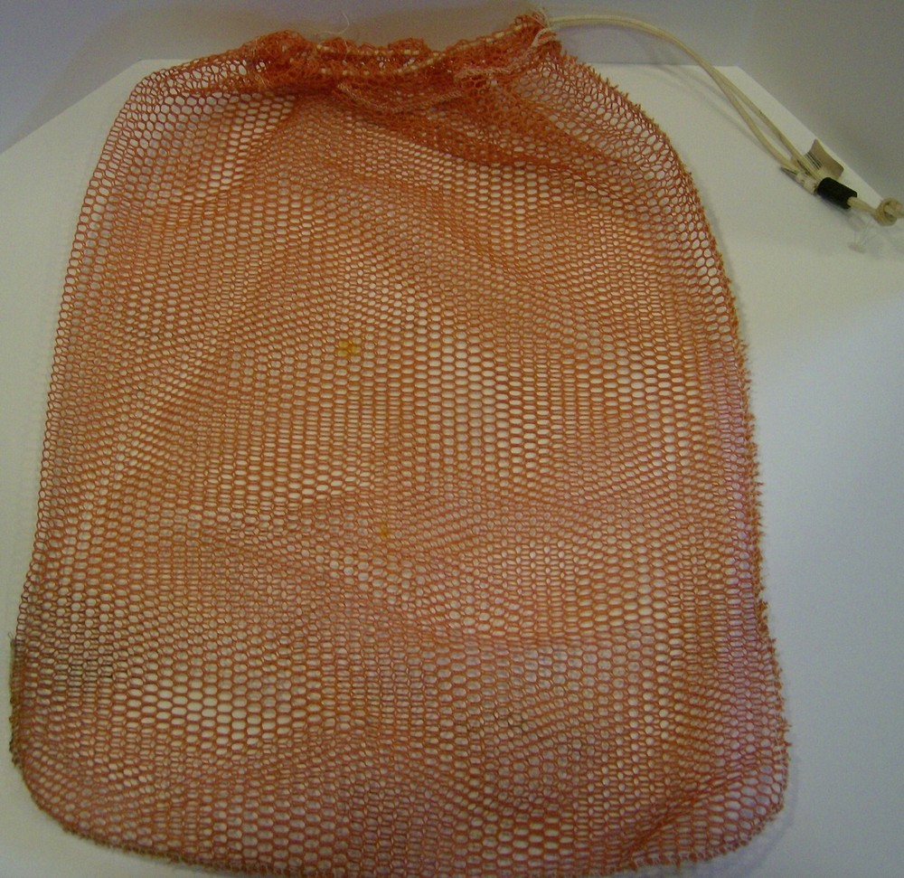 Mesh Draw String Bag - 15" x 20" - Orange or Red