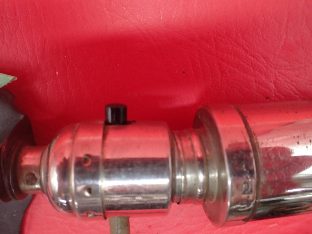 Vintage Original Singer Sewing Machine CHROME Work Light # 86