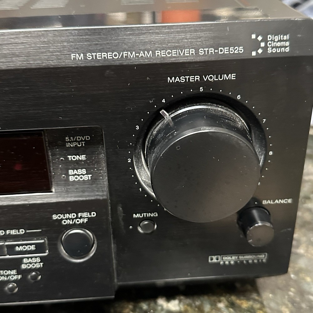 SONY STR-DE525 AUDIO VIDEO CONTROL CENTER DIGITAL PROCESSOR