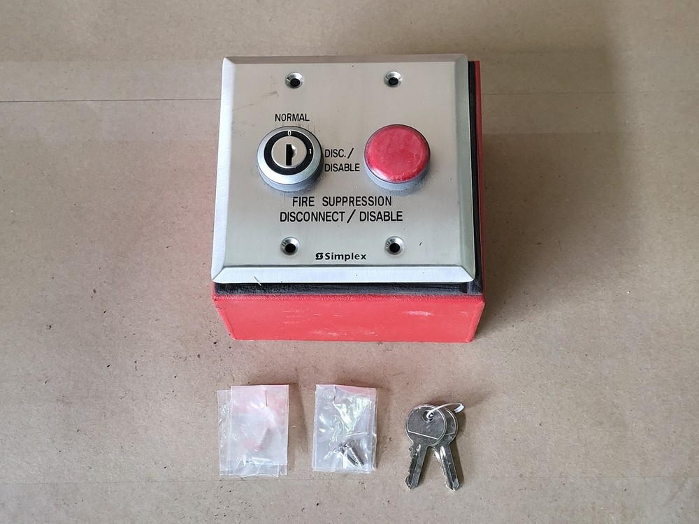 SURPLUS NEW SIMPLEX 0637664 Surface Mount Maintenance Switch – Safety