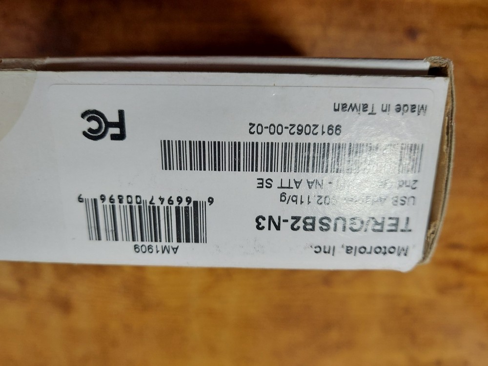 Netopia 3D Reach USB Wireless Adapter Model TER/GUSB2-N3