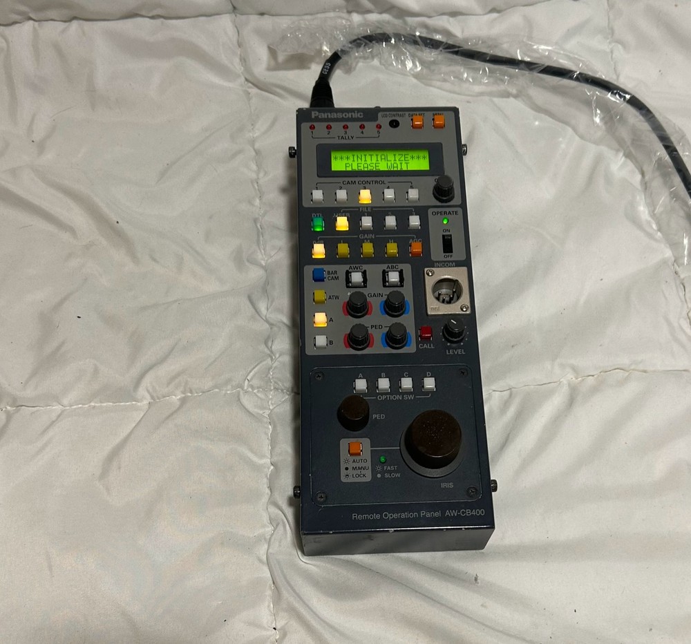 Panasonic AW-CB400 Camera Remote Operation Panel No Power Adapter