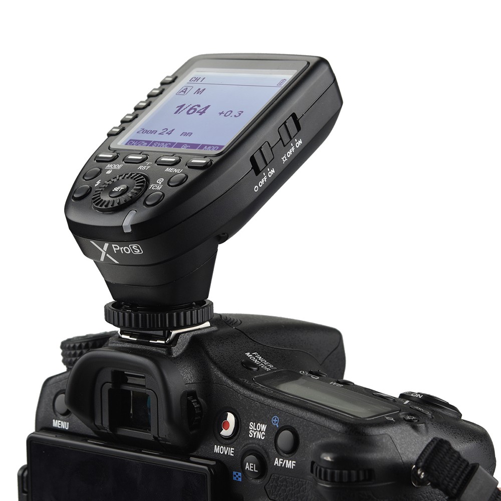 Godox Xpro-S TTL Wireless Flash Trigger HSS 1/8000s TTL-Convert-Manual Function