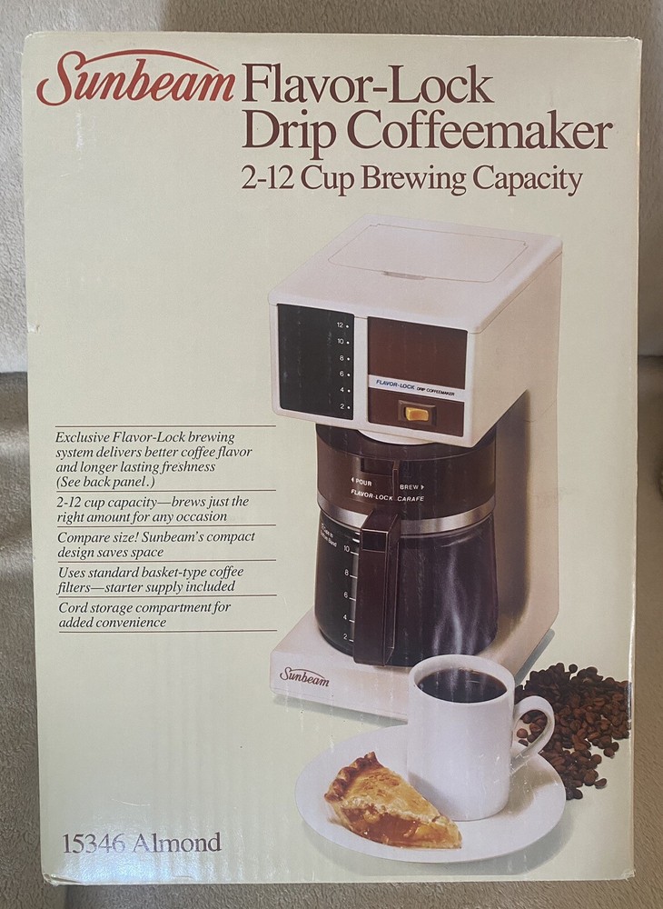 1985 Vintage Sunbeam Drip Coffee Brewer