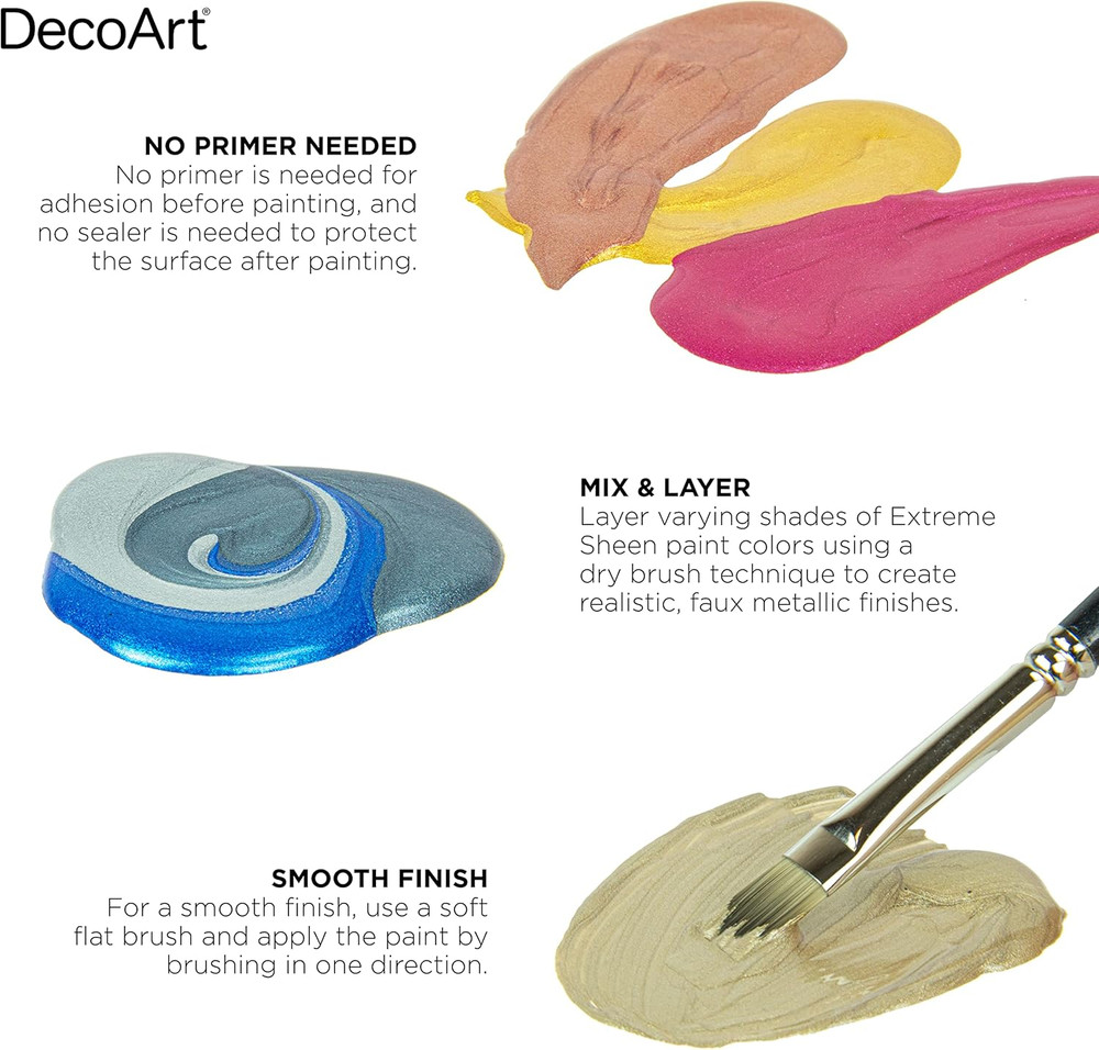 Extreme Sheen Paint- 24K Gold, 2Fl Oz