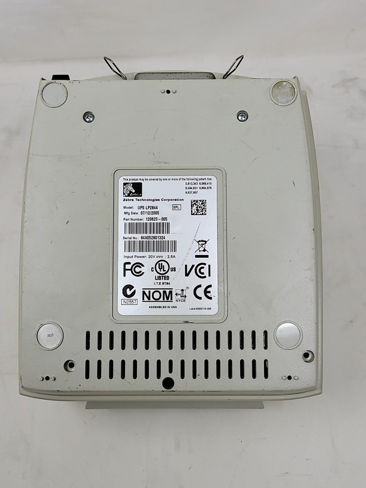 Zebra Eltron LP2844PSAT UPS Thermal Label Printer