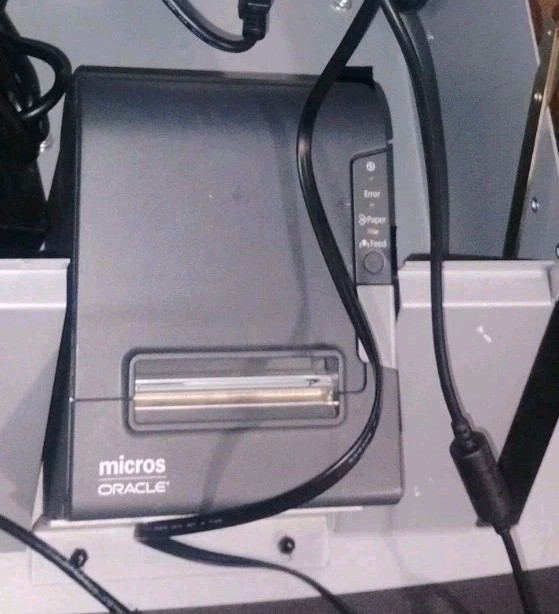 Oracle Micros Workstation 6 (POS)Win 10 With Printer No Stand Read