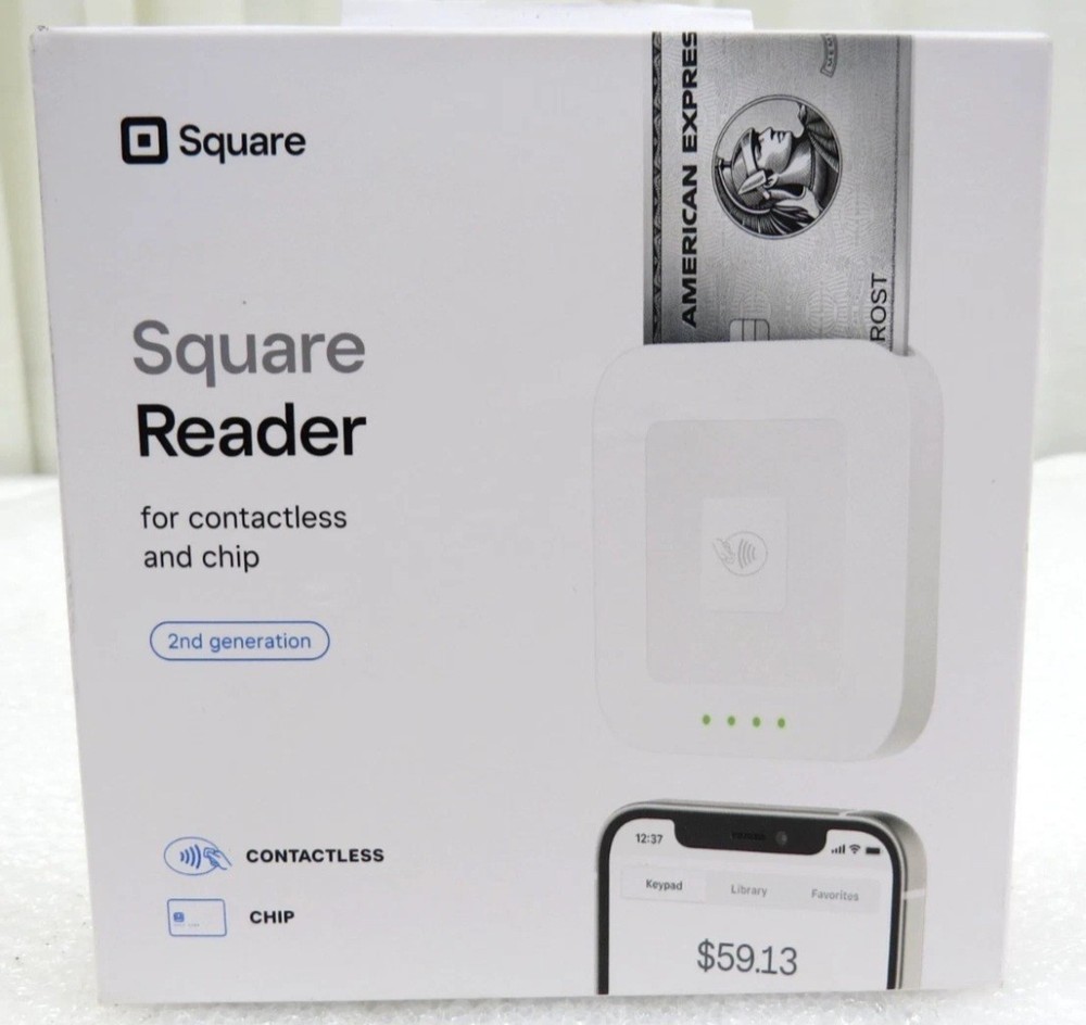 Square Credit Card Reader for Contactless & Chip 2nd Generation